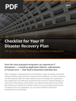 GEN - Disaster Recovery Plan Checklist - May 2020