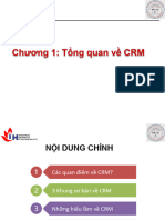 Chuong 1 - Tong Quan CRM T