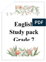 Study Pack - Grade 7 - 3rd Term