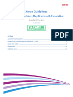 Xerox Guidelines For Office Problem Replication & Escalation