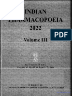 Indian Pharmacopoeia (2022) Vol-3