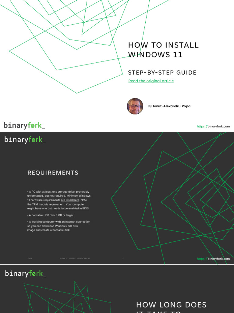 How To Install Windows 11 Step by Step | PDF | Booting | Microsoft Windows