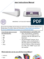 Cricut Maker Manual