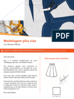 Diagrama - Saia evasê com recortes