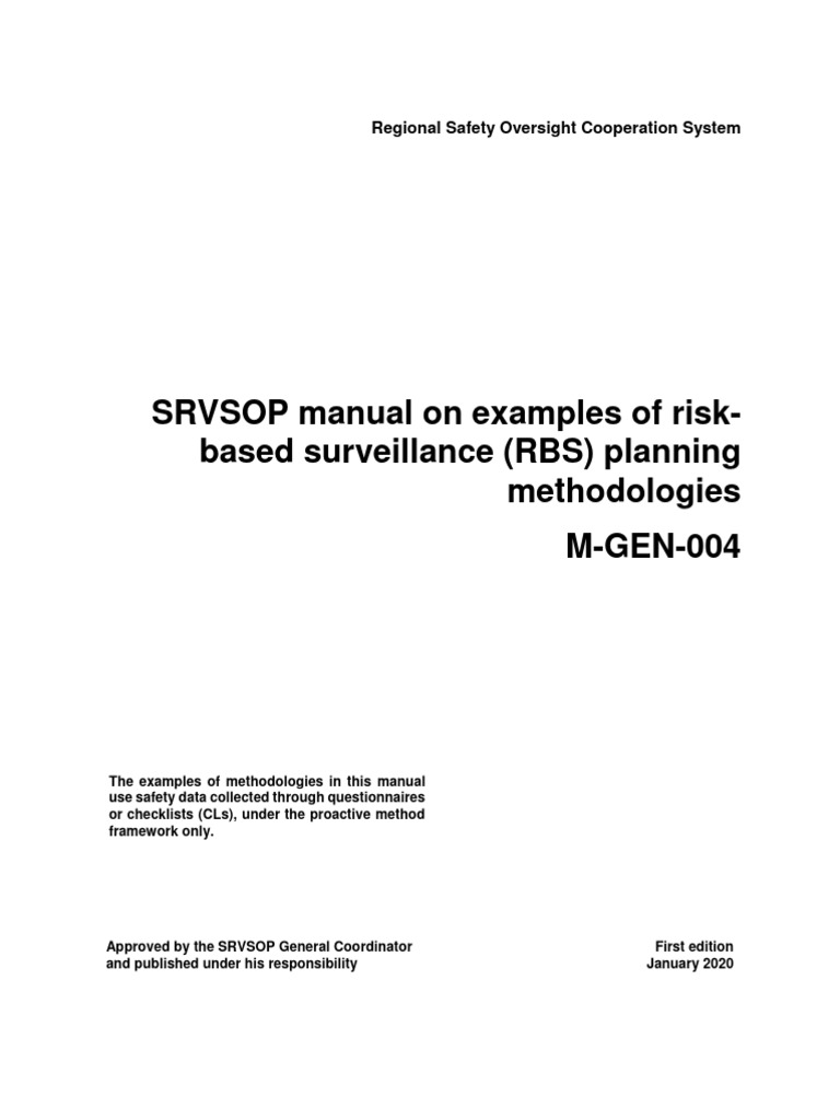 RBS MethodologiesManual en Final 02mar2020 | PDF | Risk | Methodology