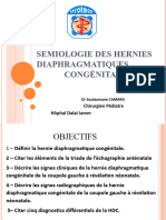 SEMIO de La Hernie Diaphragmatique Congénitale 2024