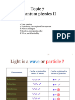 Topic 7 Quantum Physics Part 2