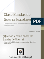 Clase Bandas de Guerra Escolares