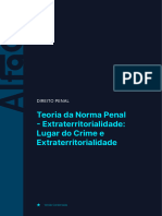 Teoria Da Norma Penal - Extraterritorialidade: Lugar Do Crime e Extraterritorialidade