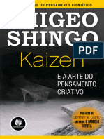 Resumo Kaizen e A Arte Do Pensamento Criativo o Mecanismo Do Pensamento Cientifico Shigeo Shingo