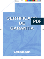 Certificado Colchao