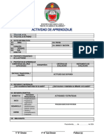 Actividad o Sesión de Aprendizaje René Guardián 2024