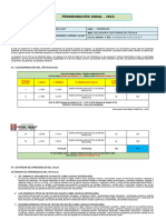 Planificacion Anual - Tercero - 2023