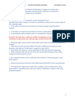 Starch, Glucose and Protein Tests