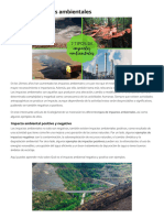 Tipos de impactos ambientales - ecologiaverde.com