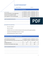 CSD Evaluaties Fiches Voor Tijdens Klantendienst