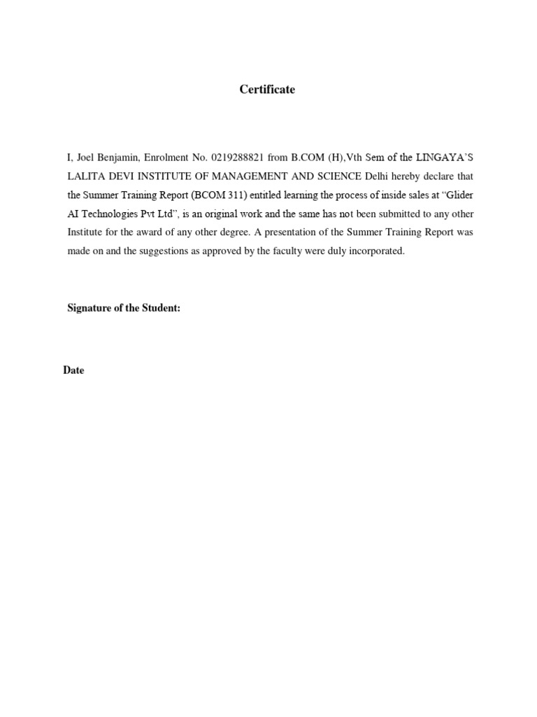 Joel internship starting page 2 1 final pdf artificial