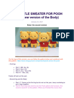 Knit Little Sweater For Pooh