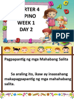 q4 Filipino Week 1