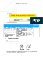 D3 A1 SESION CT. Indagando Sobre Las Enfermedades Estomacales y Caries.