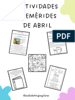 Actividades Efemérides de Abril: Elauladeangieycaro