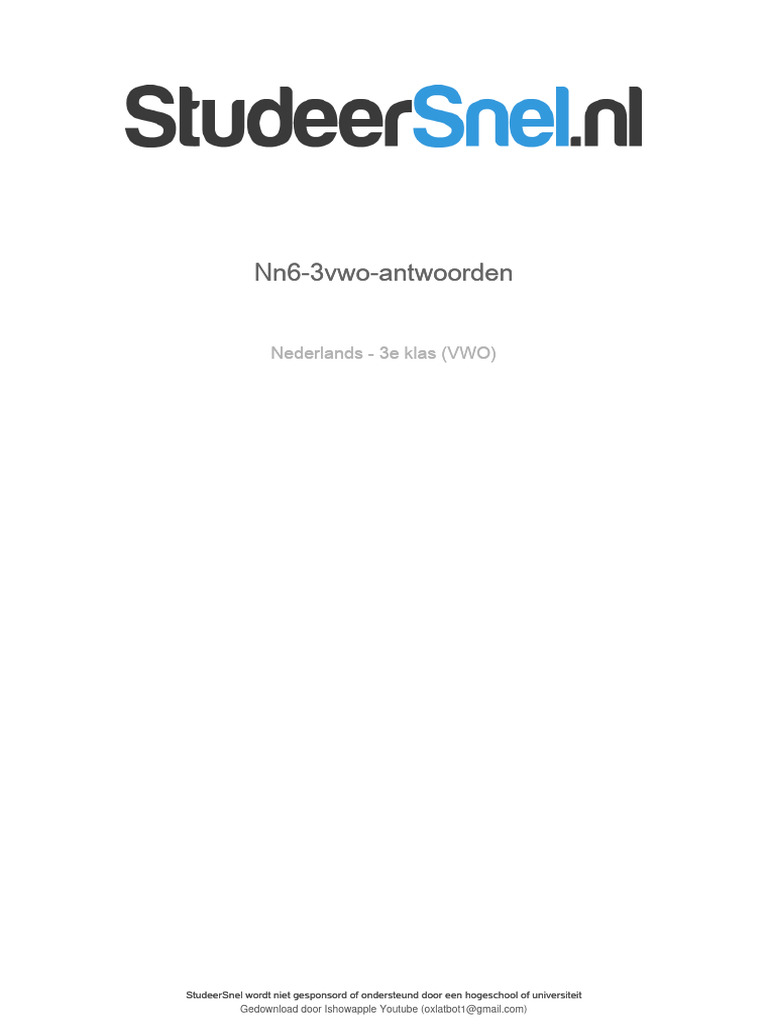 NN 6 Antwoorden | PDF