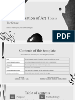 Dehumanization of Art Thesis Defense - by Slidesgo