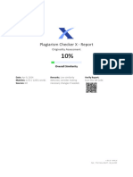 Plagiarism Checker X - Report: Originality Assessment