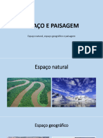 Espaço e Paisagem