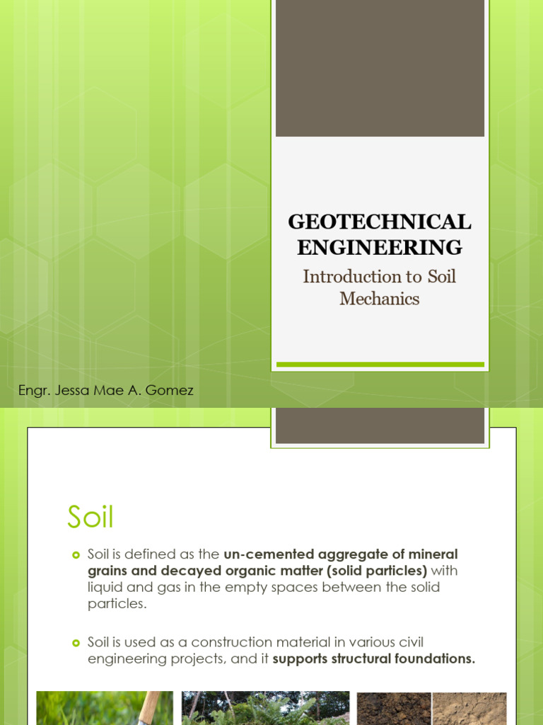 Geotechnical Engineering: Soil Mechanics | PDF | Rock (Geology ...