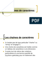 Cours5 - Les Chaînes de Caractères