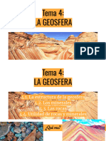 Tema 4. La Geosfera