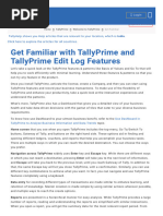 Tallyprime Features