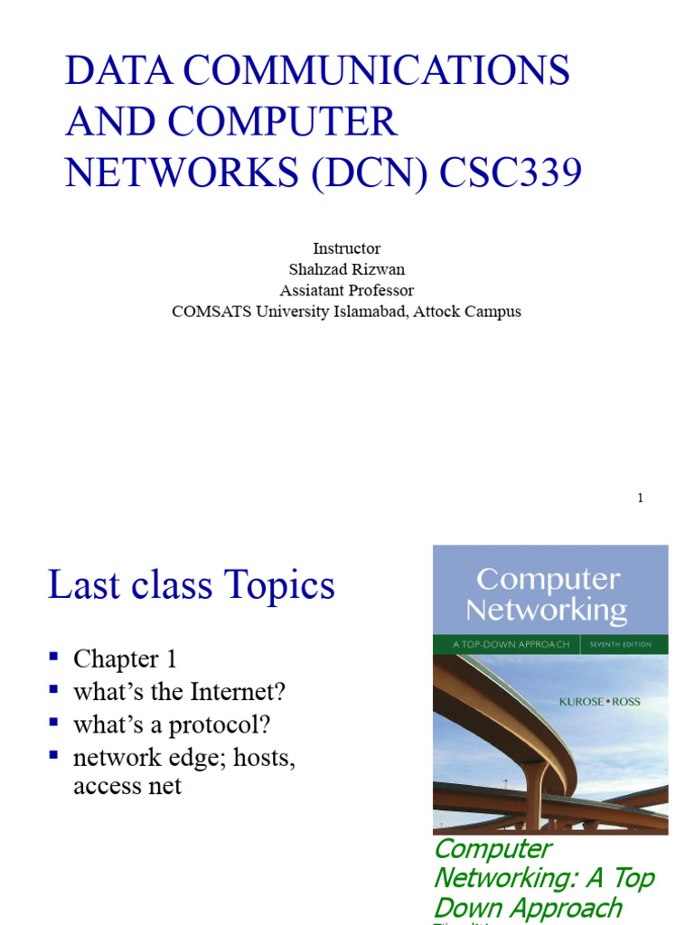 Chapter 1 2-Newversion | PDF | Computer Network | Digital Subscriber Line