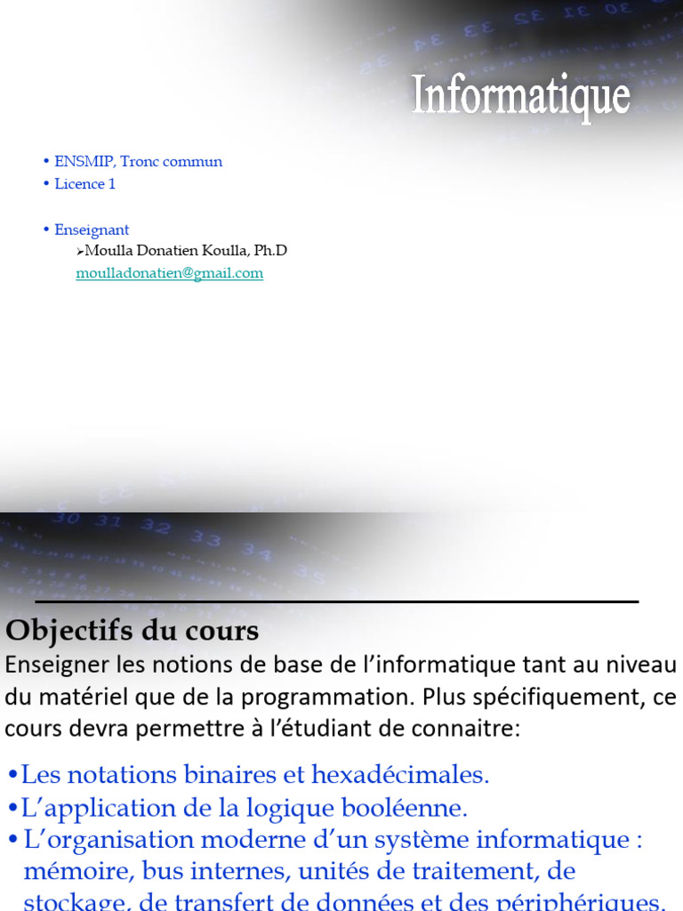 Bases numériques en informatique | PDF | Décimal | Nombre