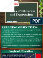 Angles of Elevation and Depression