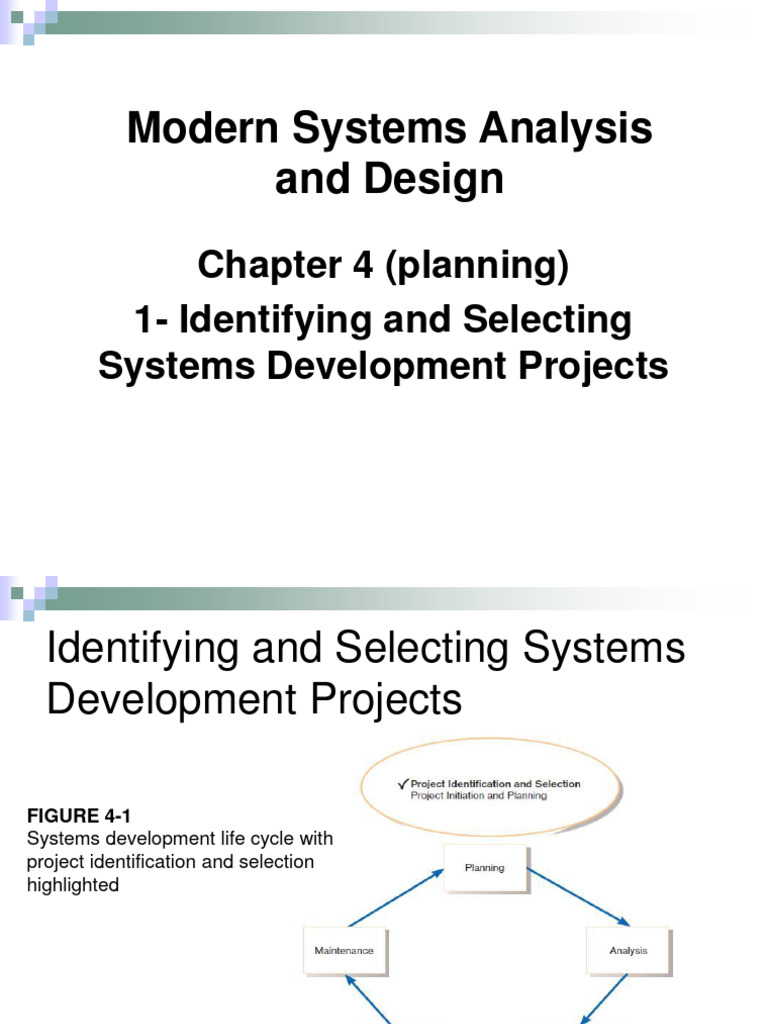 Chapter 4&5 Planning (Lec7) | PDF | Feasibility Study | Strategic Planning