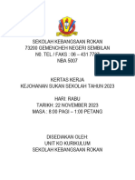 Kertas Kerja Sukan SKR 2023