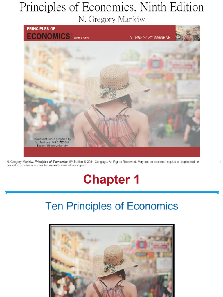 CH 1 Ten Principles of Economics | PDF
