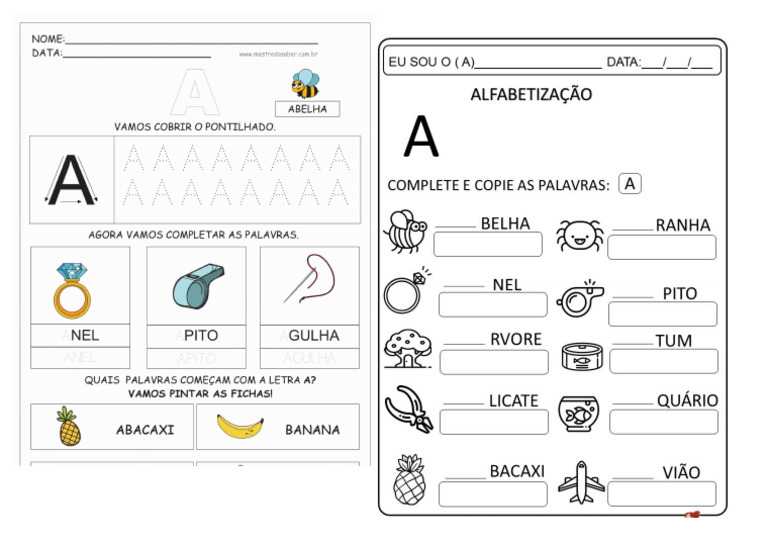 Letra A | PDF