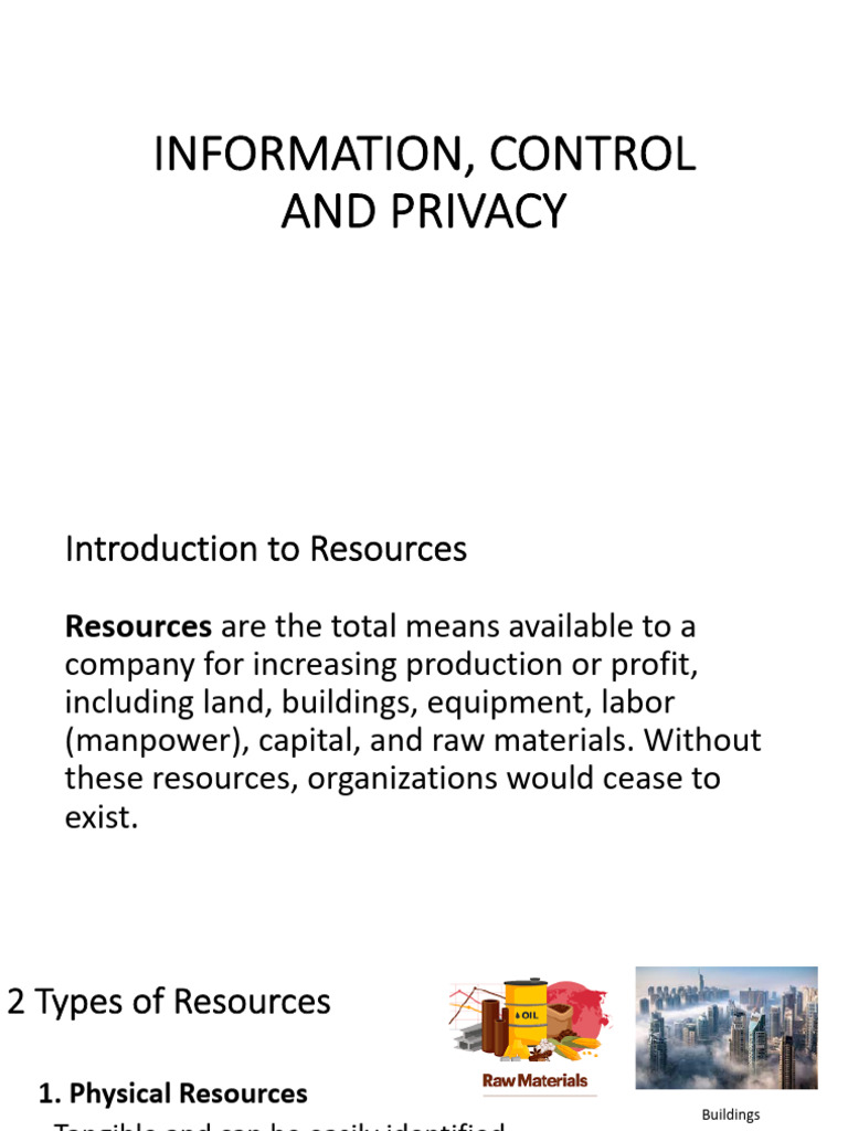 Information Control and Privacy Insights | PDF | Intellectual Property ...