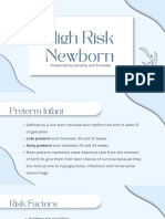 High Risk Newborn