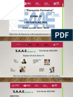 Taller de planeación SAAE zona 18