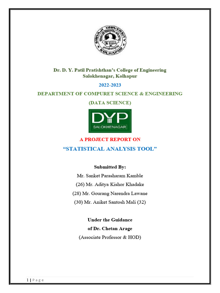 Mini Report Pdf Statistics Programming