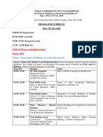 Conference Programme As On 06.02.2018 International