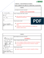 Atividade Prático-Reflexiva - Estudo de Caso - Psicogênese Da Escrita - Preenchido