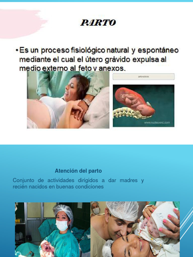 Atención Integral del Parto | PDF | Parto | Especialidades Medicas