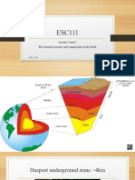 Lecture 2 and 3 The Internal Structure and Composition of The Earth