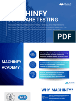Machinfy Software Testing