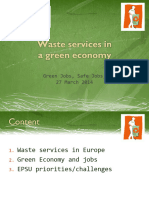 Waste Services - Green Jobs Safe Jobs Reduced
